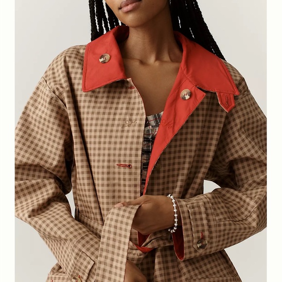 Damson Madder Jackets & Blazers - Damson Madder Anja Trench Coat Sz 2